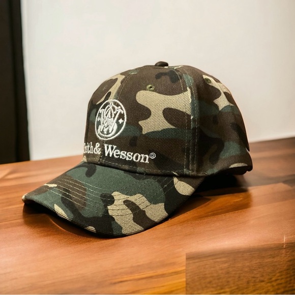 “Smith & Wesson” Logo Embroidered Adjustable Unisex Camouflage Hat! - Picture 8 of 9